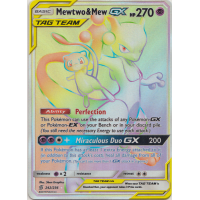 Mewtwo & Mew-GX (Rainbow Rare) - 242/236 - SM Unified Minds Thumb Nail