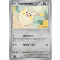 Togedemaru - 151/197 - SV Obsidian Flames Thumb Nail