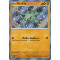 Mankey (Shiny) - 169/091 - SV Paldean Fates Thumb Nail