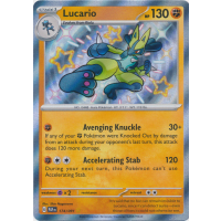 Lucario (Shiny) - 174/091 - SV Paldean Fates Thumb Nail