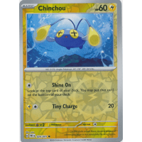 Chinchou - 020/091 (Reverse Foil) - SV Paldean Fates Thumb Nail