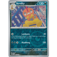 Scrafty - 061/091 (Reverse Foil) - SV Paldean Fates Thumb Nail