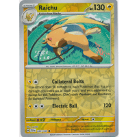 Raichu - 052/162 (Reverse Foil) - SV Temporal Forces Thumb Nail