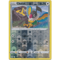 Chatot - 129/189 (Reverse Foil) - SWSH Astral Radiance Thumb Nail