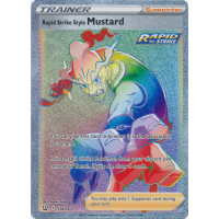 Rapid Strike Style Mustard (Rainbow Rare) - 176/163 - SWSH Battle Styles Thumb Nail