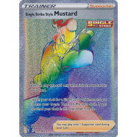 Single Strike Style Mustard (Rainbow Rare) - 177/163 - SWSH Battle Styles Thumb Nail
