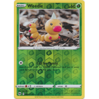 Weedle - 002/073 (Reverse Foil) - SWSH Champion's Path Thumb Nail