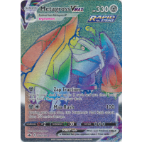 Metagross VMAX (Rainbow Rare) - 208/198 - SWSH Chilling Reign Thumb Nail
