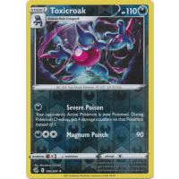 Toxicroak - 166/264 (Reverse Foil) - SWSH Fusion Strike Thumb Nail