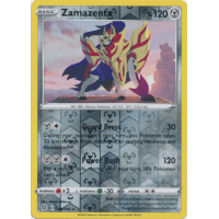 Zamazenta - 140/192 (Reverse Foil) - SWSH Rebel Clash Thumb Nail