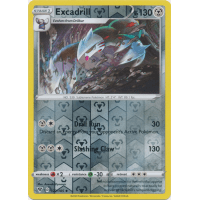 Excadrill - 122/185 (Reverse Foil) - SWSH Vivid Voltage Thumb Nail