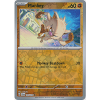 Mankey - 107/198 (Reverse Foil) - Scarlet and Violet Thumb Nail