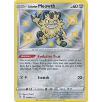 Galarian Meowth (Shiny) - SV086/SV122 - Shining Fates Shiny Vault Thumb Nail