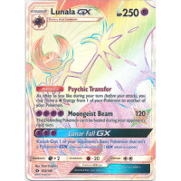 Lunala-GX (Rainbow Rare) - 153/149 - Sun & Moon Thumb Nail