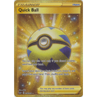 Quick Ball (Secret Rare) - 216/202 - Sword and Shield Thumb Nail
