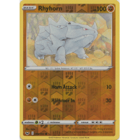 Rhyhorn - 096/202 (Reverse Foil) - Sword and Shield Thumb Nail