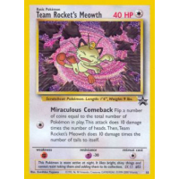 Team Rocket's Meowth - 18 - WOTC Black Star Promos Thumb Nail