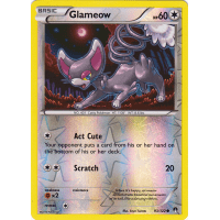 Glameow - 93/122 (Reverse Foil) - XY BREAKpoint Thumb Nail