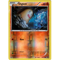 Diglett - 36/124 (Reverse Foil) - XY Fates Collide Thumb Nail