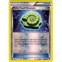 Helix Fossil Omanyte - 102/124 (Reverse Foil) - XY Fates Collide Thumb Nail