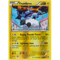 Thundurus - 33/111 (Reverse Foil) - XY Furious Fists Thumb Nail