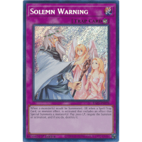 Solemn Warning (Secret Rare) - 25th Anniversary Rarity Collection II Thumb Nail