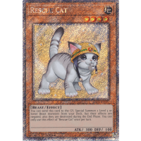 Rescue Cat [Alt Art] (Platinum Secret Rare) - 25th Anniversary Rarity Collection II Thumb Nail