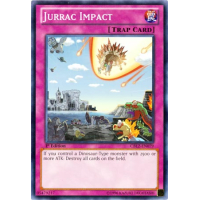 Near Mint Condition YUGIOH Card Mint Jurrac Impact Near Mint Condition YUGIOH Card Mint Jurrac Impact