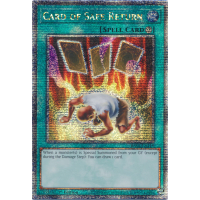 Card of Safe Return (Quarter Century Secret Rare) - Quarter Century Bonanza Thumb Nail