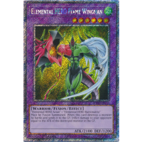 Elemental HERO Flame Wingman (Platinum Secret Rare) - Quarter Century Bonanza Thumb Nail