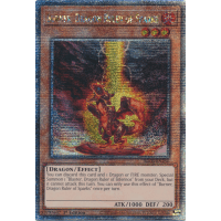 Burner, Dragon Ruler of Sparks (Quarter Century Secret Rare) - Quarter Century Bonanza Thumb Nail