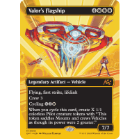Valor's Flagship (First-Place Foil) - Aetherdrift: Variants Thumb Nail