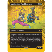 Lumbering Worldwagon (First-Place Foil) - Aetherdrift: Variants Thumb Nail