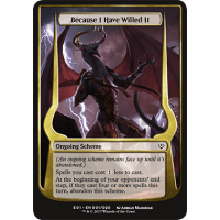 Because I Have Willed It - Archenemy: Nicol Bolas Thumb Nail