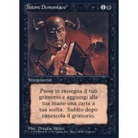 Demonic Tutor (Italian) - Black Bordered (foreign) Thumb Nail