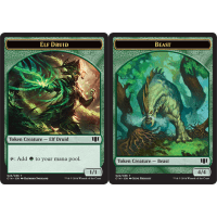 Beast (Token) // Elf Druid (Token) - Commander 2014 Edition Thumb Nail