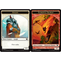 Knight (Token) // Elemental Shaman (Token) - Commander 2015 Edition Thumb Nail