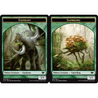 Elephant (Token) // Saproling (Token) - Commander 2015 Edition Thumb Nail