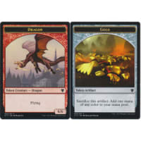 Dragon (Token) // Gold (Token) - Commander 2017 Edition Thumb Nail