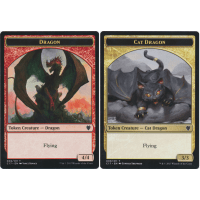 Dragon (Token) // Cat Dragon (Token) - Commander 2017 Edition Thumb Nail