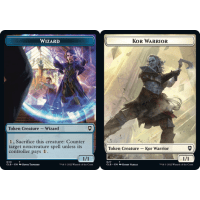 Wizard (Token) // Kor Warrior (Token) - Commander Legends: Battle for Baldur's Gate Thumb Nail