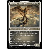 Sephara, Sky's Blade (Foil-Etched) - Commander Masters: Variants Thumb Nail
