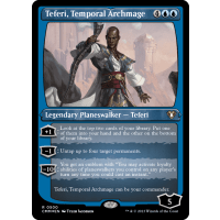 Teferi, Temporal Archmage (Foil-Etched) - Commander Masters: Variants Thumb Nail