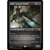 Rune-Scarred Demon (Foil-Etched) - Commander Masters: Variants Thumb Nail