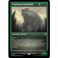 Craterhoof Behemoth (Foil-Etched) - Commander Masters: Variants Thumb Nail