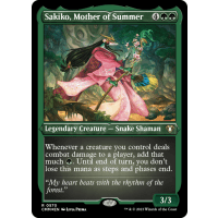 Sakiko, Mother of Summer (Foil-Etched) - Commander Masters: Variants Thumb Nail