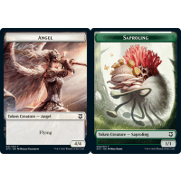 Angel (Token) // Saproling (Token) - D&D: Adventures in the Forgotten Realms Commander Thumb Nail
