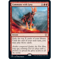 Commune with Lava - D&D: Adventures in the Forgotten Realms Commander Thumb Nail