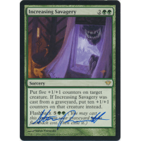 Increasing Savagery Signed by Steve Prescott - Dark Ascension Thumb Nail