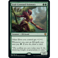 Leaf-Crowned Visionary - Dominaria United Thumb Nail